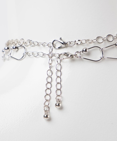 WEGO（ウィゴー）の「WEGO/【２点セット】メタルリングチョーカー（チョーカー・レディース・シルバー/ゴールド・FREE）」の7枚目の写真