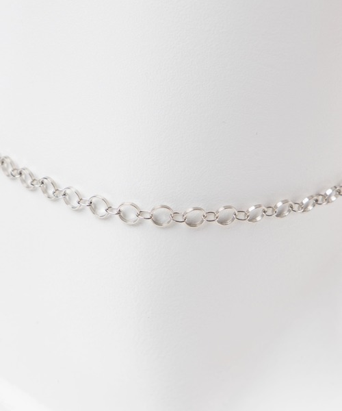 WEGO（ウィゴー）の「WEGO/【２点セット】メタルリングチョーカー（チョーカー・レディース・シルバー/ゴールド・FREE）」の6枚目の写真