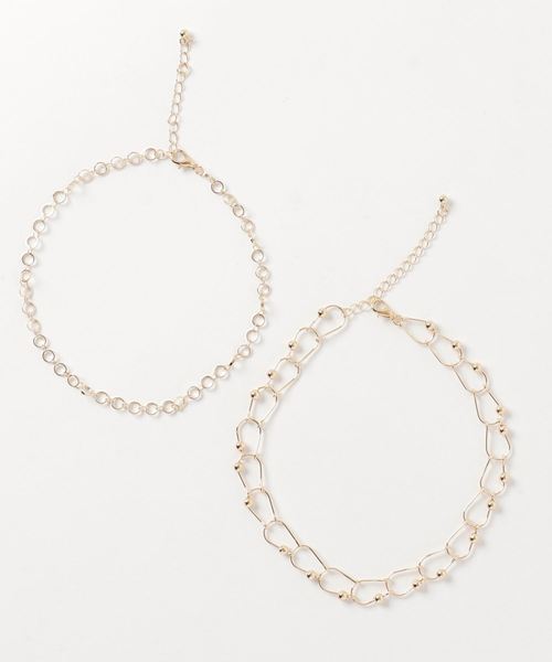 WEGO（ウィゴー）の「WEGO/【２点セット】メタルリングチョーカー（チョーカー・レディース・シルバー/ゴールド・FREE）」の13枚目の写真