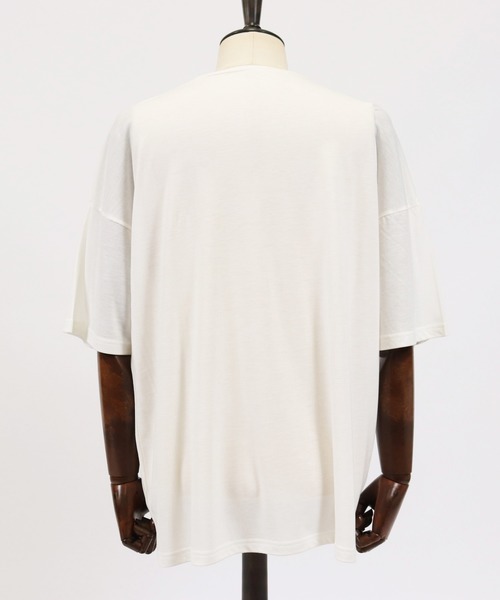 ANGENEHM（アンゲネーム）の「mt6359-Colorful Flowers Print Big Tee Tシャツ (MADE IN JAPAN)（Tシャツ/カットソー・メンズ・ホワイト/ブラック・S/M/L）」の13枚目の写真