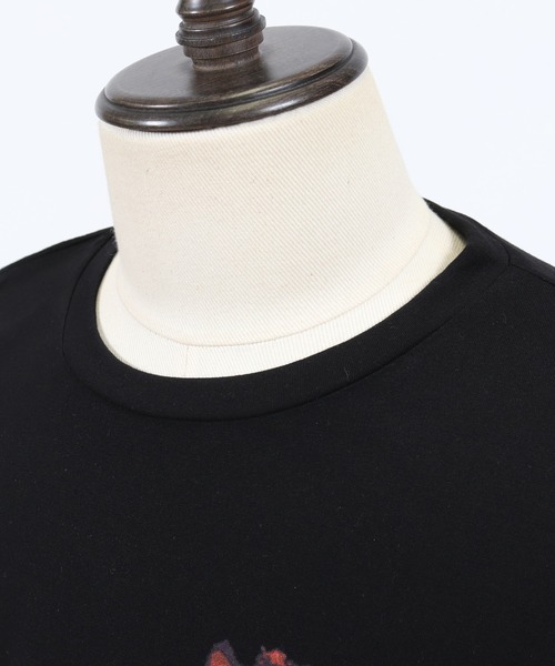 ANGENEHM（アンゲネーム）の「mt6359-Colorful Flowers Print Big Tee Tシャツ (MADE IN JAPAN)（Tシャツ/カットソー・メンズ・ホワイト/ブラック・S/M/L）」の11枚目の写真