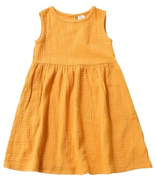 devirock(デビロック)の「ダブルガーゼノースリーブワンピース(ワンピース・キッズ・ブラック/マスタード/バイオレット/ブルー系その他/オレンジ/レッド・150cm/120cm/130cm/100cm/160cm/140cm/110cm)」の17枚目の写真