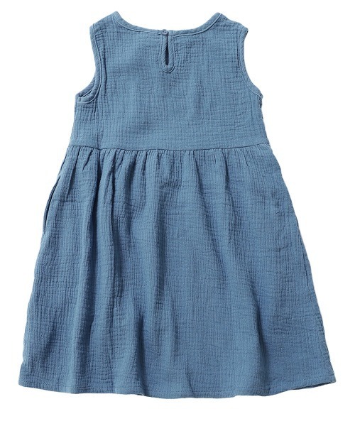 devirock(デビロック)の「ダブルガーゼノースリーブワンピース(ワンピース・キッズ・ブラック/マスタード/バイオレット/ブルー系その他/オレンジ/レッド・150cm/120cm/130cm/100cm/160cm/140cm/110cm)」の18枚目の写真