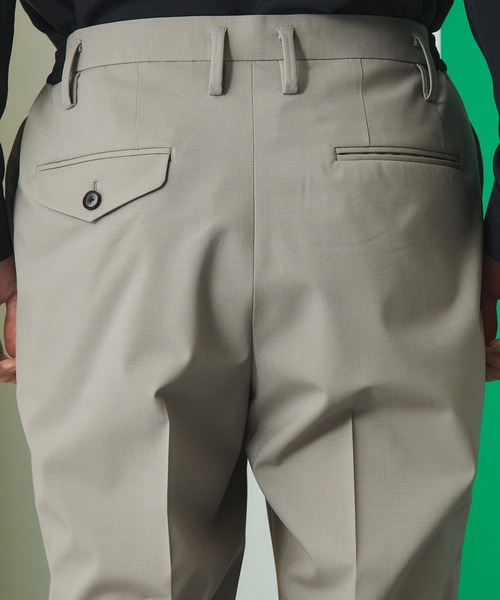 UNITED TOKYO（ユナイテッドトウキョウ）の「HI-SPEC WOOL PT（スラックス・メンズ・ブラック/ネイビー/ベージュ/グリーン/グレー/ブラウン・1/2/3）」の12枚目の写真