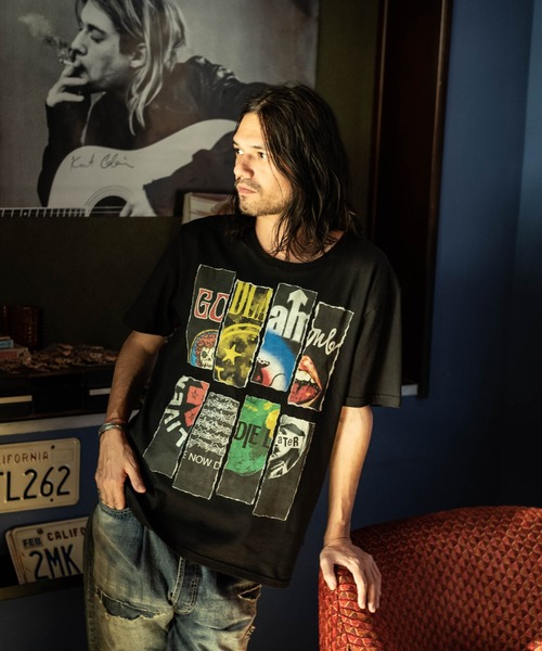 glamb（グラム）の「Godlamb T / ゴッドラムT（Tシャツ/カットソー・メンズ・ブラック/ホワイト・3/1/2/4/0）」の10枚目の写真
