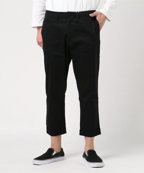 THISIS(ディスイズ)の「ストレッチクロップドパンツ(チノパンツ・メンズ・ベージュ/ネイビー/ホワイト/ブラック/カーキ・SMALL/MEDIUM/LARGE/X-LARGE)」の1枚目の写真