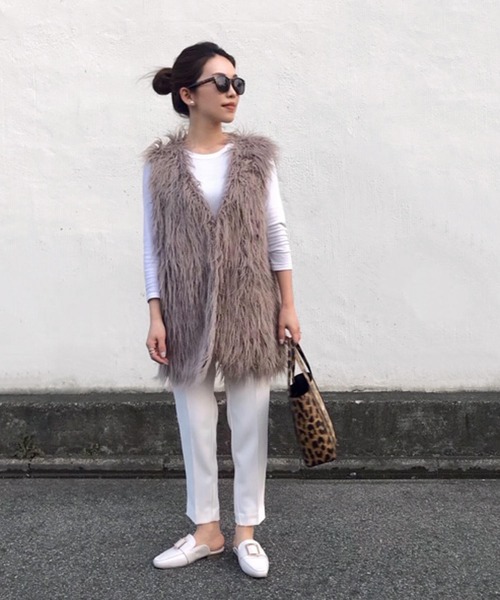 KOBE LETTUCE（コウベレタス）の「スクエアトゥバックルバブーシュローファー（ローファー・レディース・ブラック/アイボリー/ブラック系その他/ベージュ系その他・S/M/XS/XXS）」の21枚目の写真