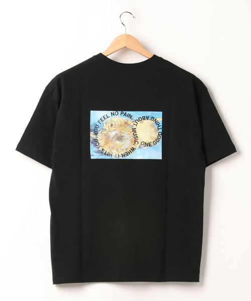 PBLIM(ページボーイリム)の「【PAGEBOYLIM】アート ヒマワリTシャツ(Tシャツ/カットソー・レディース・オフホワイト/ブラック・MEDIUM/X-LARGE)」の22枚目の写真