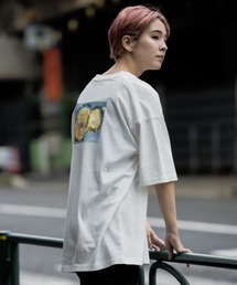 PBLIM | 【PAGEBOYLIM】アート ヒマワリTシャツ(Tシャツ/カットソー)
