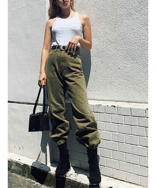 EVRIS(エヴリス)の「SLIMスウェードチャンキーブーツ(ブーツ・レディース・ブラック/ブラウン/アイボリー・SMALL/MEDIUM/LARGE)」の10枚目の写真