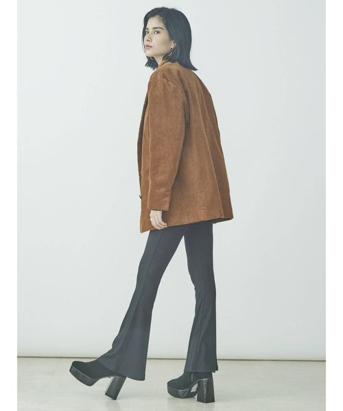 EVRIS(エヴリス)の「SLIMスウェードチャンキーブーツ(ブーツ・レディース・ブラック/ブラウン/アイボリー・SMALL/MEDIUM/LARGE)」の22枚目の写真