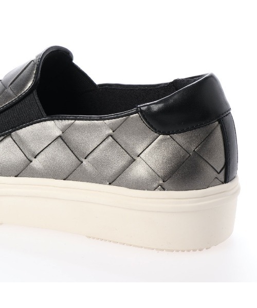 EVOL（イーボル）の「【EVOL】メッシュスリッポンIP9362（スリッポン・レディース・ブラック/シルバーグレー・22.5cm/23.0cm/23.5cm/24.0cm/24.5cm/25.0cm）」の12枚目の写真