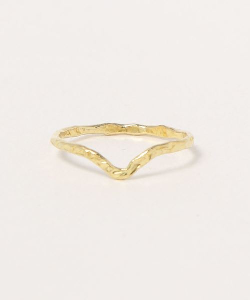 tone(トーン)の「【V&SSS】mermaid V ring (brass)(リング・レディース・ゴールド・1号/3号/5号/7号/9号/11号/13号/15号/18号)」の1枚目の写真