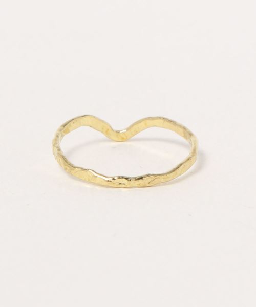 tone(トーン)の「【V&SSS】mermaid V ring (brass)(リング・レディース・ゴールド・1号/3号/5号/7号/9号/11号/13号/15号/18号)」の2枚目の写真