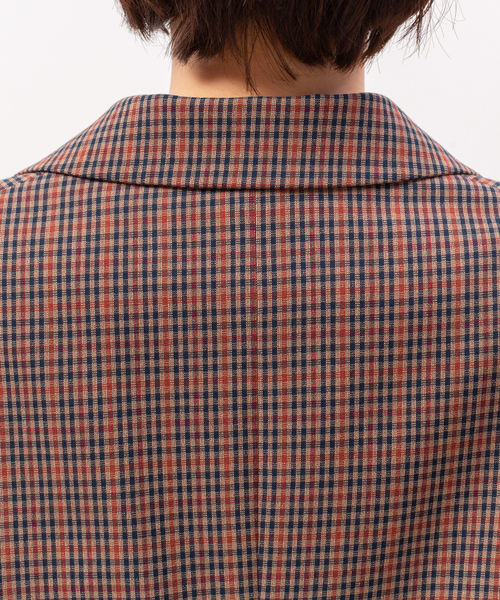 Rouge vif（ルージュヴィフ）の「チェックシングルジャケット（テーラードジャケット・レディース・ネイビー・36/38）」の9枚目の写真
