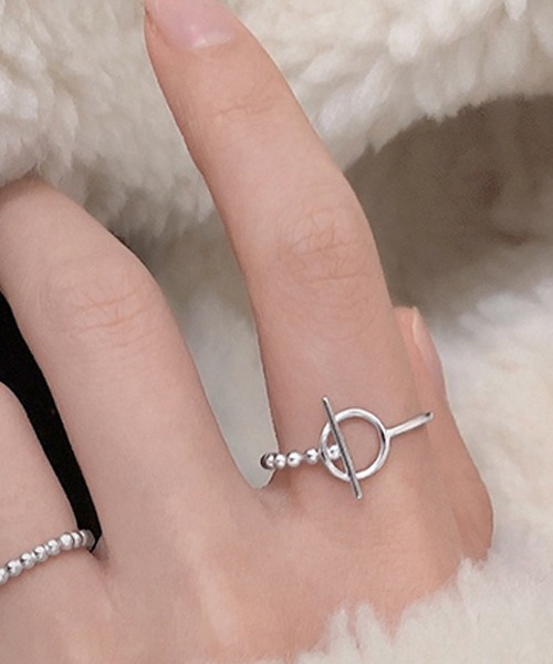 Fun & Daily(ファンアンドデイリー)の「F&D : Ballchain Ring Silver925(リング・レディース・シルバー・FREE)」の1枚目の写真