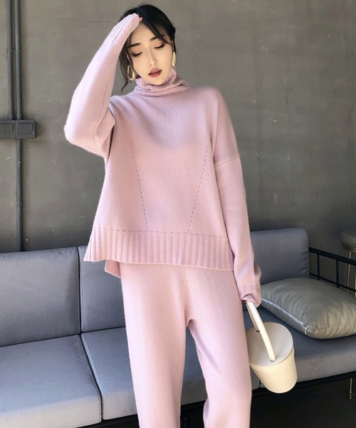 Girly Doll（ガーリードール）の「タートルニットセットアップ