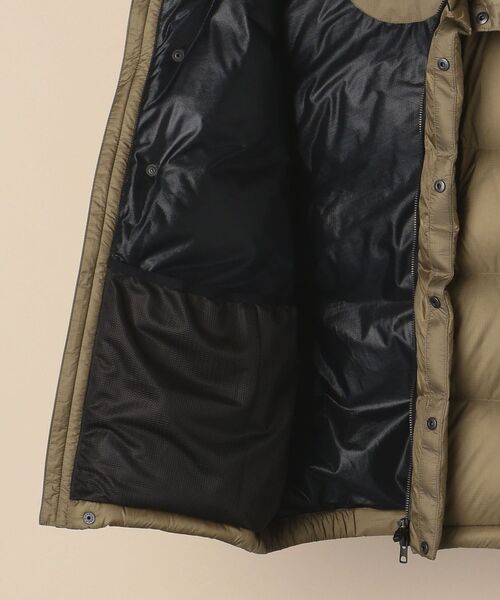 SHIPS（シップス）の「SHIPS: ALLIED FEATHER&DOWN 700FP ナイロン ダウン ベスト（ダウンベスト・メンズ・ブラック/カーキ/ダークグレー・SMALL/MEDIUM/LARGE/X-LARGE）」の9枚目の写真