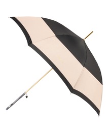 フルラベアー柄傘　　フルラレディース傘　　ムーンバット傘　高級傘 雨傘】 フルラ (FURLA) カラーボーダー ロゴプリント 長傘