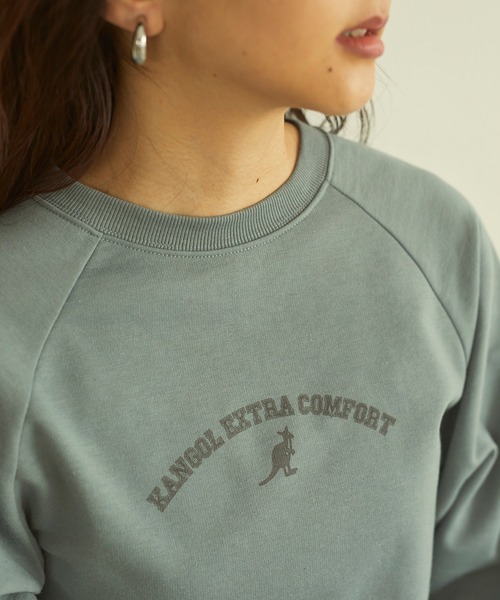 KANGOL EXTRA COMFORT(カンゴールエクストラコンフォート)の「ラグランスリーブロングワンピース(ワンピース・レディース・チャコールグレー/ブラック/アイボリー/ダークパープル/ブルーグレー/モカ・LL/M/L)」の21枚目の写真