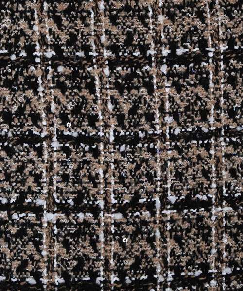 WC（ダブル シー）の「WC/パールボタンツイードスカパン（スカート・レディース・ブラック/ベージュ・FREE）」の6枚目の写真