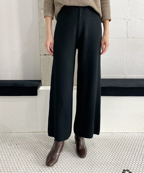 MODE ROBE,ワイドニットパンツ WEAR