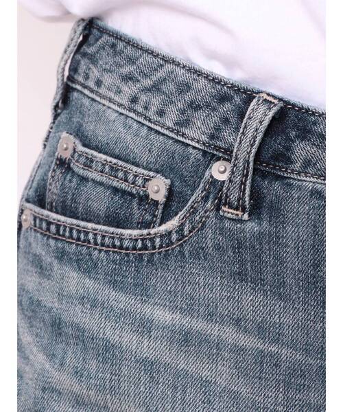 GYDA（ジェイダ）の「ウォッシュスカートライクショーパン（デニムスカート・レディース・インディゴブルー/ブラック/ライトブルー・X-SMALL/SMALL/MEDIUM）」の16枚目の写真