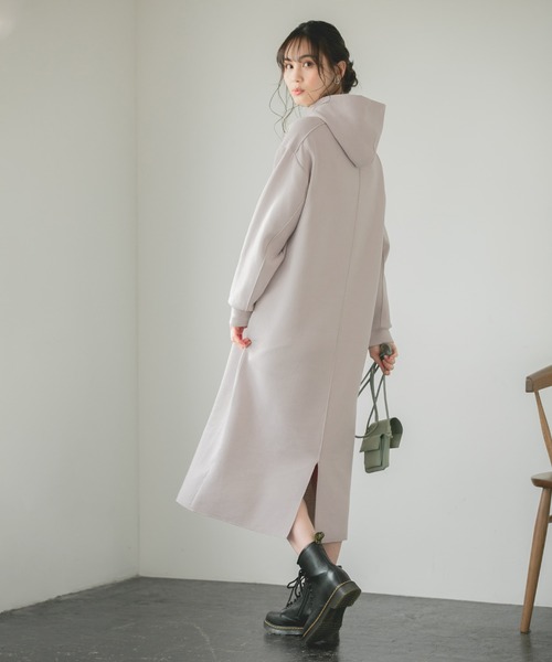 新品　エルマノシェルビーノ　カットワーク コート　ワンピース　リボン　パーカー 新品 エルマノシェルビーノ カットワーク コート ワンピース