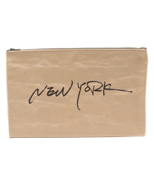 MATATABI（マタタビ）の「MATATABI ペーパークラッチ（クラッチバッグ・メンズ・ライトブラウン・FREE）」の12枚目の写真