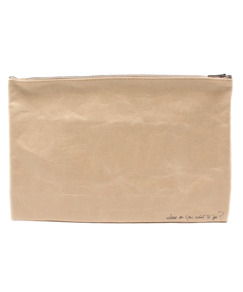 MATATABI（マタタビ）の「MATATABI ペーパークラッチ（クラッチバッグ・メンズ・ライトブラウン・FREE）」の10枚目の写真