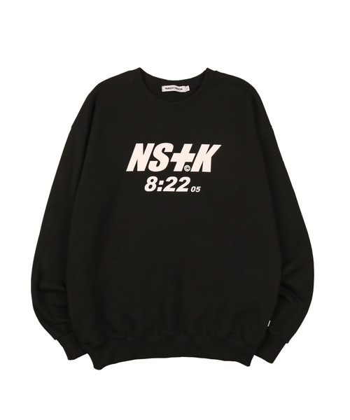 NASTY KICK（ナスティーキック）の「『NASTYKICK/NS+K/ナスティーキック』0822 SWEATSHIRTS/0822デザイン スウェットシャツ（スウェット・メンズ・ホワイト/ブラック・M）」の9枚目の写真