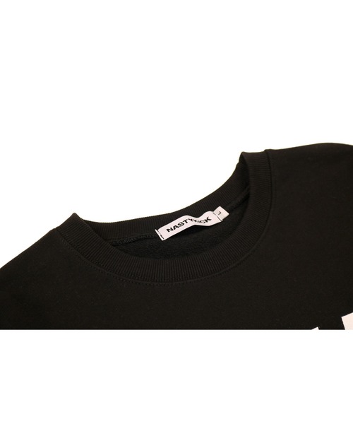 NASTY KICK（ナスティーキック）の「『NASTYKICK/NS+K/ナスティーキック』0822 SWEATSHIRTS/0822デザイン スウェットシャツ（スウェット・メンズ・ホワイト/ブラック・M）」の12枚目の写真