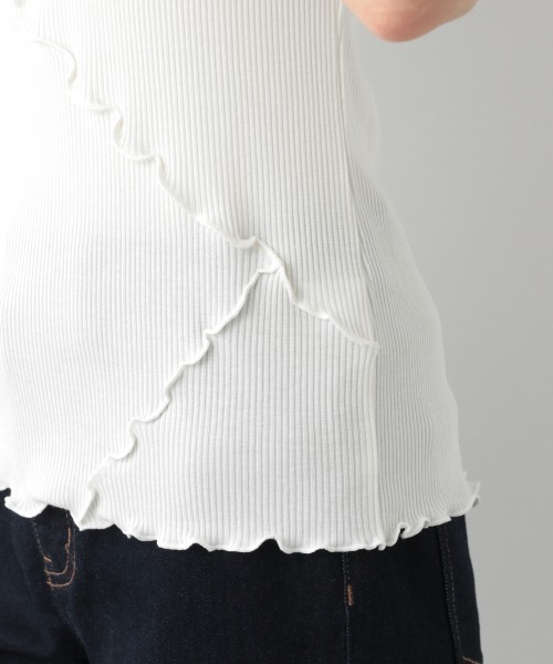 GLOBAL WORK（グローバルワーク）の「Beauteeメローリブタンク/935340（タンクトップ・レディース・ホワイト/ブラック/アイボリー/ブラウン系その他・MEDIUM/LARGE）」の17枚目の写真