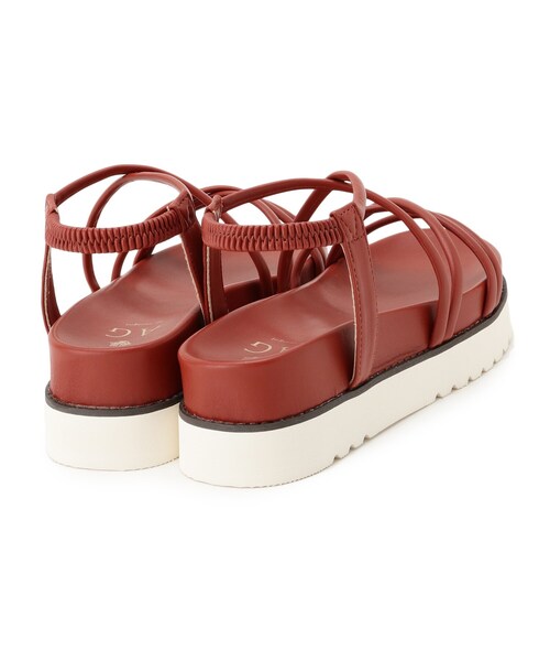 AG by aquagirl(エージーバイアクアガール)の「◆チューブ厚底サンダル(サンダル・レディース・オフホワイト/ブラック/ブラウン系・02/03)」の8枚目の写真