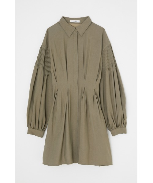 moussy ドレス ワンピース VOLUME SLEEVE TUCK MINI MOUSSY（マウジー）の「VOLUME SLEEVE TUCK MINI ドレス