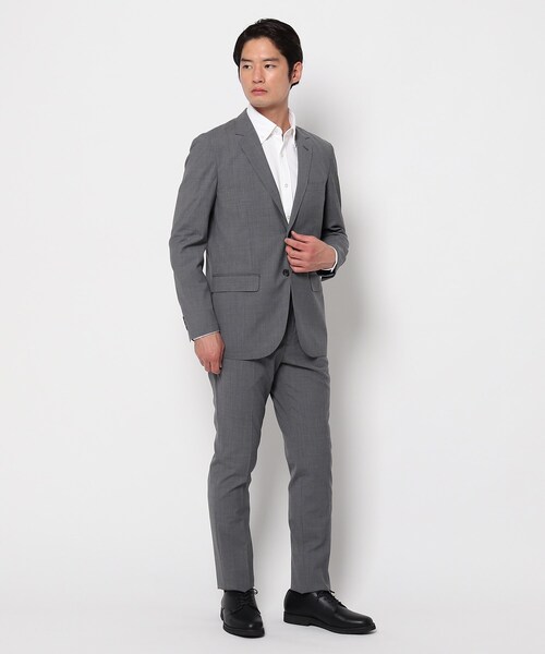 ヴィンテージ❣メンズ【ヴェルサーチ】グレーカラー2タックパンツ＆WJKスーツ● wjk（ダヴルジェイケイ）の「washable suits2 (PT)（スラックス）」 - WEAR