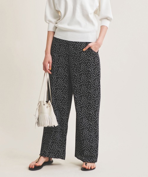 The Virgnia（ザ ヴァージニア）の「ランダムドットパンツ（その他パンツ・レディース・ブラック/オフホワイト・38/36）」の6枚目の写真