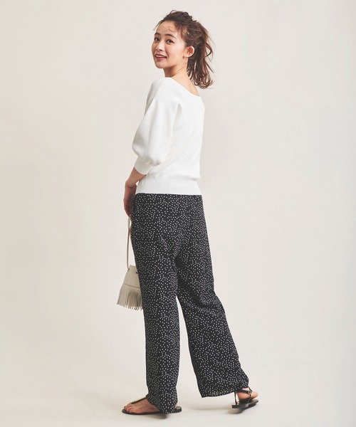 The Virgnia（ザ ヴァージニア）の「ランダムドットパンツ（その他パンツ・レディース・ブラック/オフホワイト・38/36）」の14枚目の写真