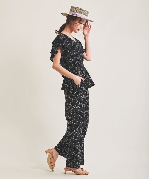 The Virgnia（ザ ヴァージニア）の「ランダムドットパンツ（その他パンツ・レディース・ブラック/オフホワイト・38/36）」の13枚目の写真