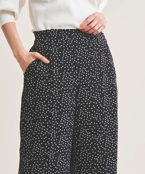 The Virgnia（ザ ヴァージニア）の「ランダムドットパンツ（その他パンツ・レディース・ブラック/オフホワイト・38/36）」の4枚目の写真