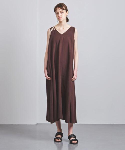AKIRANAKA アキラナカ アシンメトリー スリット ワンピース AKIRANAKA(アキラナカ)の「<AKIRA NAKA(アキラ ナカ