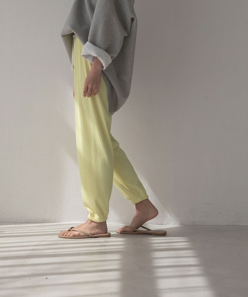 marjour（マージュール）の「RELAX LIB PANTS（その他パンツ・レディース・ブラック/イエロー/アイボリー・M）」の12枚目の写真