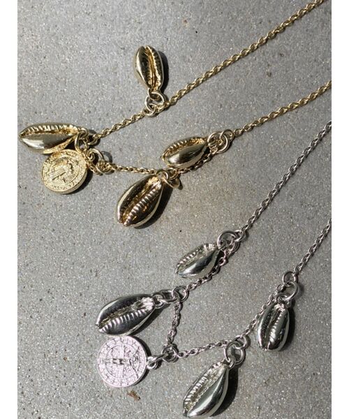 GYDA（ジェイダ）の「JEYSUS shellデザインNC（ネックレス・レディース・シルバー/ゴールド・FREE）」の3枚目の写真