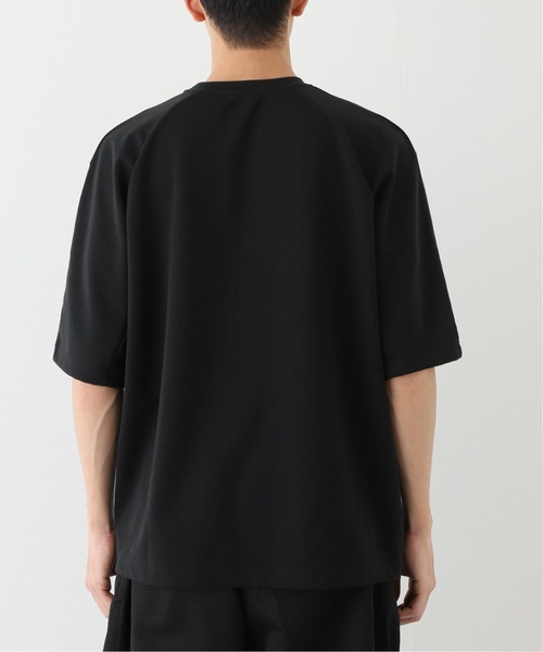 is-ness（イズネス）の「【IS-NESS / イズネス】 DJ DRAPING T-SHIRTS（Tシャツ/カットソー・メンズ・ブラック/ホワイト/カーキ/ベージュ・MEDIUM/LARGE/X-LARGE）」の8枚目の写真