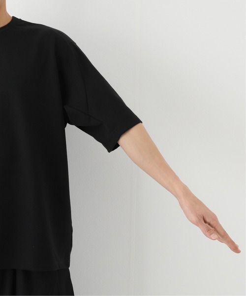 is-ness（イズネス）の「【IS-NESS / イズネス】 DJ DRAPING T-SHIRTS（Tシャツ/カットソー・メンズ・ブラック/ホワイト/カーキ/ベージュ・MEDIUM/LARGE/X-LARGE）」の11枚目の写真