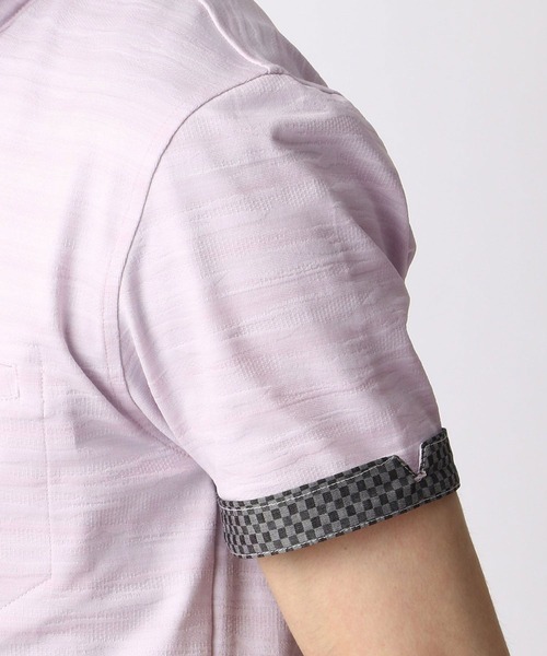 HIDEAWAYS NICOLE（ハイダウェイニコル）の「スキッパーポロシャツ（ポロシャツ・メンズ・ホワイト/ネイビー/ラベンダー/ブラック/サックスブルー・X-LARGE/XX-LARGE/LARGE/MEDIUM）」の20枚目の写真