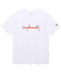 【ISTKUNST / nice ghost club】LUMINOUS GHOST LOGO TEE / ナイスゴーストクラブ ルミナス ゴースト ロゴ Tシャツ