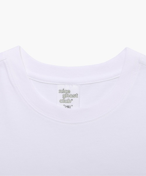 ISTKUNST(イストクンスト)の「【ISTKUNST / nice ghost club】LUMINOUS GHOST LOGO TEE / ナイスゴーストクラブ ルミナス ゴースト ロゴ Tシャツ(Tシャツ/カットソー・メンズ・ブルー/ホワイト・LARGE/SMALL/MEDIUM)」の11枚目の写真