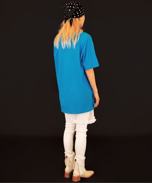 ISTKUNST(イストクンスト)の「【ISTKUNST / nice ghost club】LUMINOUS GHOST LOGO TEE / ナイスゴーストクラブ ルミナス ゴースト ロゴ Tシャツ(Tシャツ/カットソー・メンズ・ブルー/ホワイト・LARGE/SMALL/MEDIUM)」の17枚目の写真