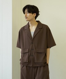 【VIBGYOR BY AS】薄梨地シングルポケットJKT(BL)